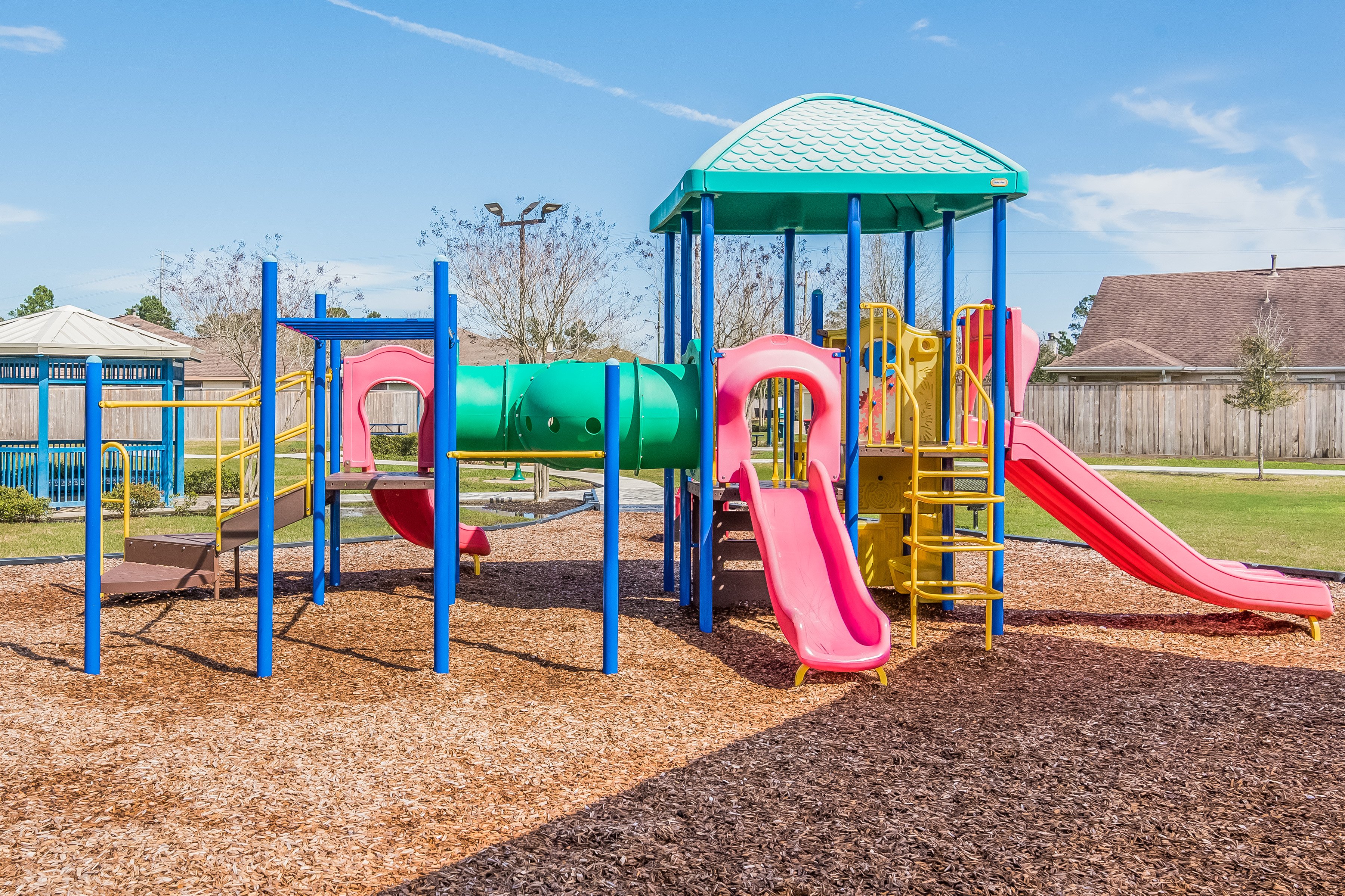 Playground set amenities