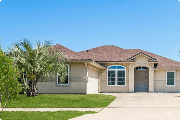 Exterior of exterior of home in Florida with palm tree captured by PlanOmatic Exterior of exterior of home in Florida with palm tree captured by PlanOmatic