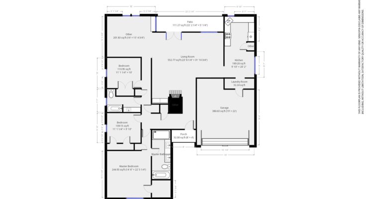 PlanOmatic Property Insight Reports Detailed Floor Plan